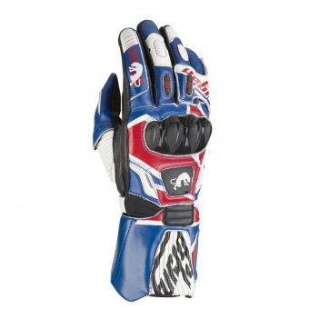 Guantes moto Furygan Fit R UK Blue Red White