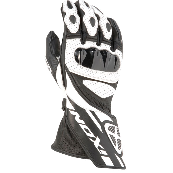 Guantes moto Ixon RS Podium HP Negro Blanco