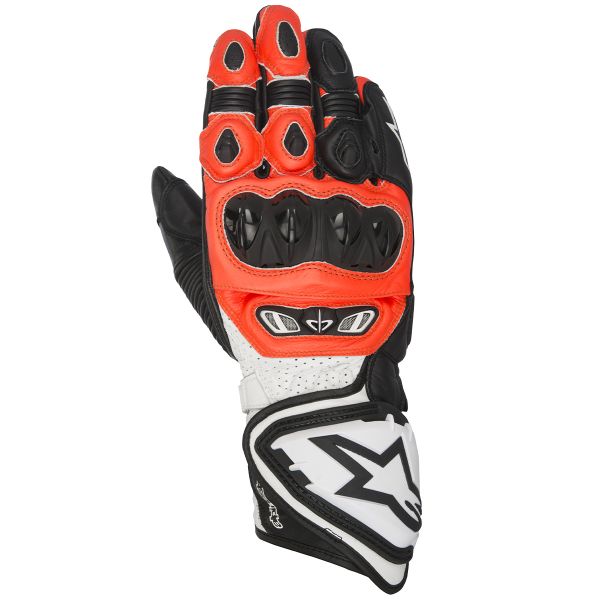 Guantes moto Alpinestars GP Tech Black Red Fluo White