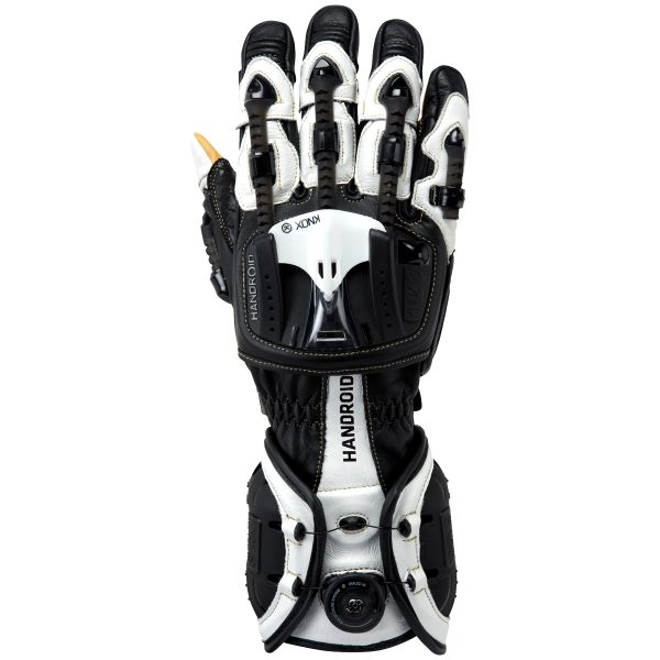 Guantes moto Knox Handroid Black White