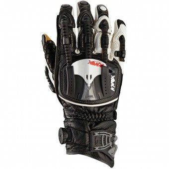 Guantes moto Knox Handroid Pod Black White