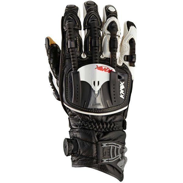 Guantes moto Knox Handroid Pod Black White