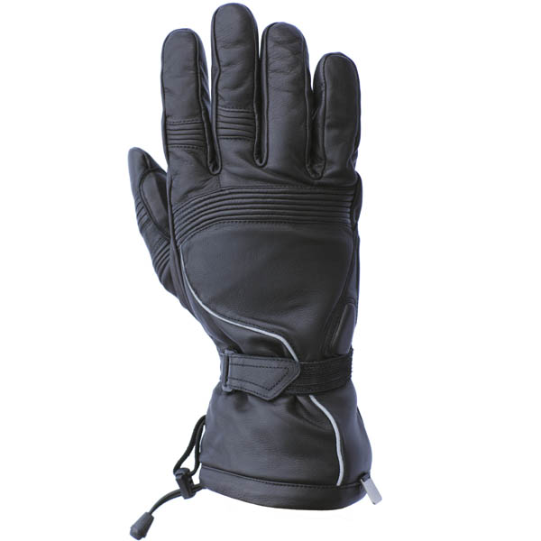 Guantes moto Helstons Rider Cuero Negro