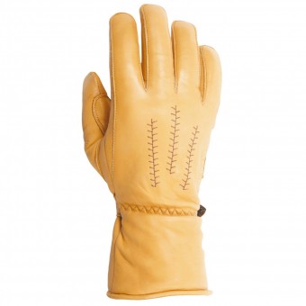 Guantes moto Helstons Jeff Leather Gold