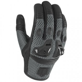 Guantes moto ICON Justice Mesh Slate