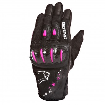 Guantes moto Bering Lady Cynthia Black Fuschia