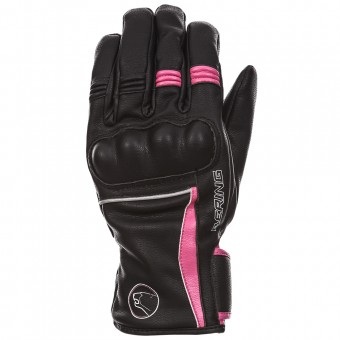 Guantes moto Bering Lady Polka Black Fuschia