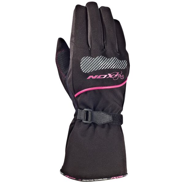 Guantes moto Ixon Pro Spy Lady HP Black White Fuchsia