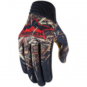 Guantes moto ICON Raiden Deadfall Black Glove