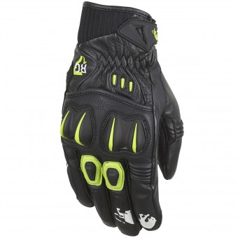 Guantes moto Furygan RG-17 Black Green Fluo