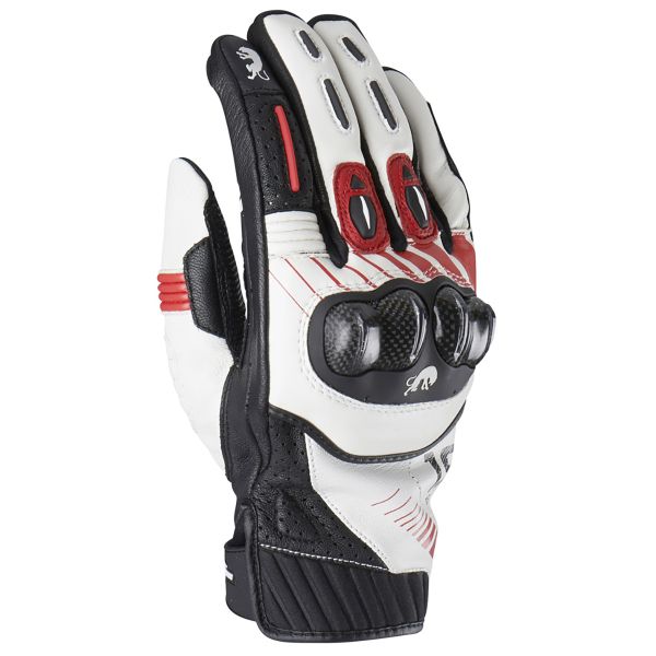 Guantes moto Furygan RG19 White Black Red