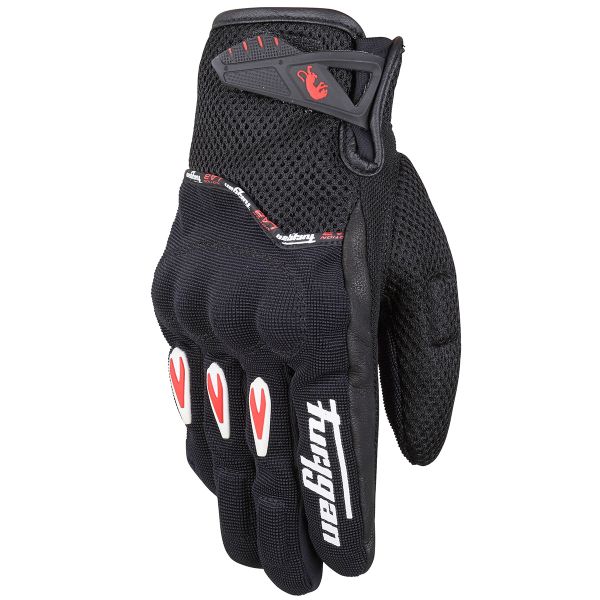 Guantes moto Furygan Rocket Evo Negro Blanco Rojo