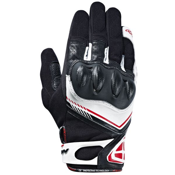 Guantes moto Ixon RS Drift Black White Red