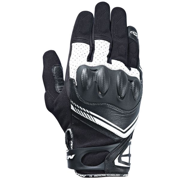 Guantes moto Ixon RS Drift Black White