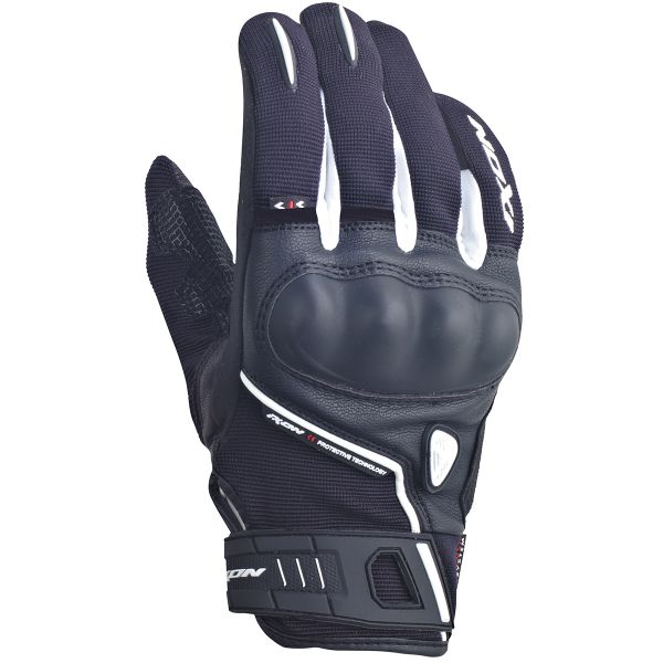 Guantes moto Ixon RS Grip Lady HP Negro Blanco