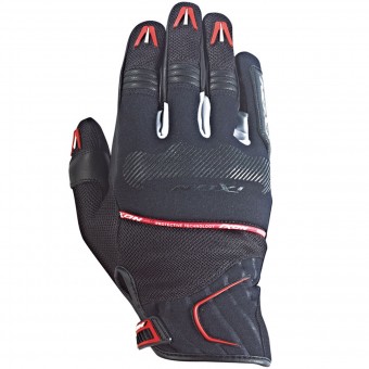 Guantes moto Ixon RS Lap Hp Black White Red Guantes moto Ixon RS Lap Hp Black White Red