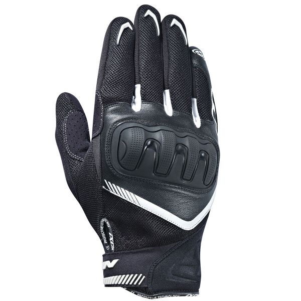 Guantes moto Ixon RS Loop Black White