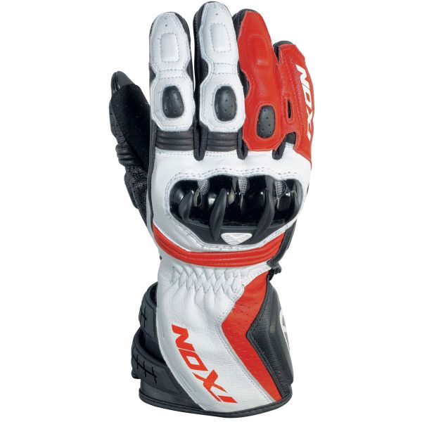 Guantes moto Ixon RS Moto HP Negro Blanco Rojo