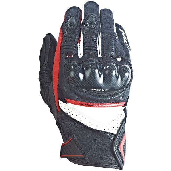 Guantes moto Ixon RS Pistol Hp Black White Red