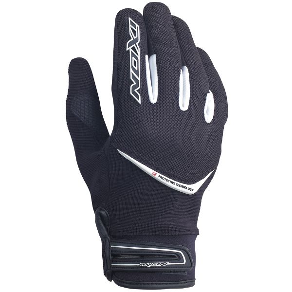 Guantes moto Ixon RS Slick HP Negro Blanco