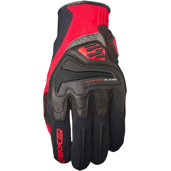 Guantes moto Five RS4 Black Red
