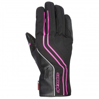 Guantes moto Alpinestars Stella Largo Drystar Black Fuchsia