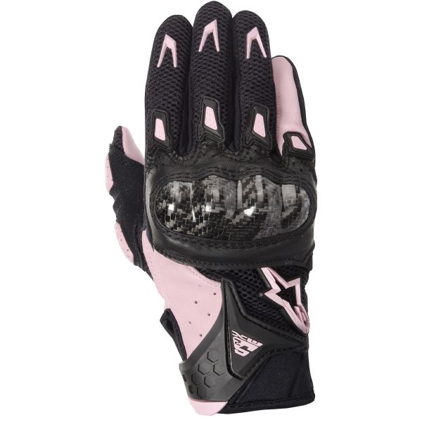 Guantes moto Alpinestars Stella SMX-2 Air Carbon Negro Rosa