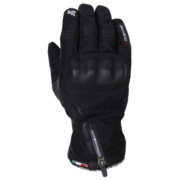Guantes moto V'Quattro Storm WP Negro
