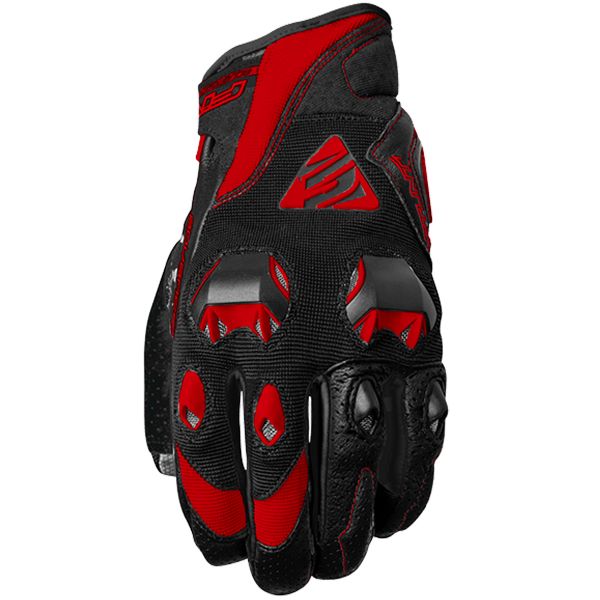 Guantes moto Five Stunt Evo Black Red