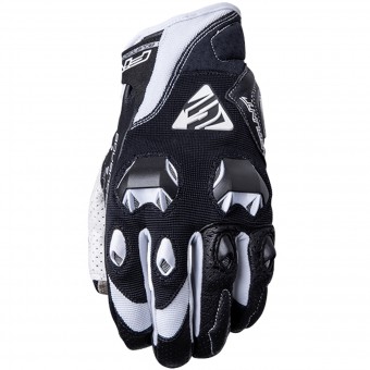 Guantes moto Five Stunt Evo Black White