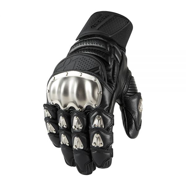 Guantes moto ICON Timax Short Black