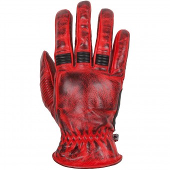 Guantes moto Helstons Velvet Summer Red Black