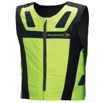 Chaleco moto Macna Vision 4 All Plus Neon Yellow