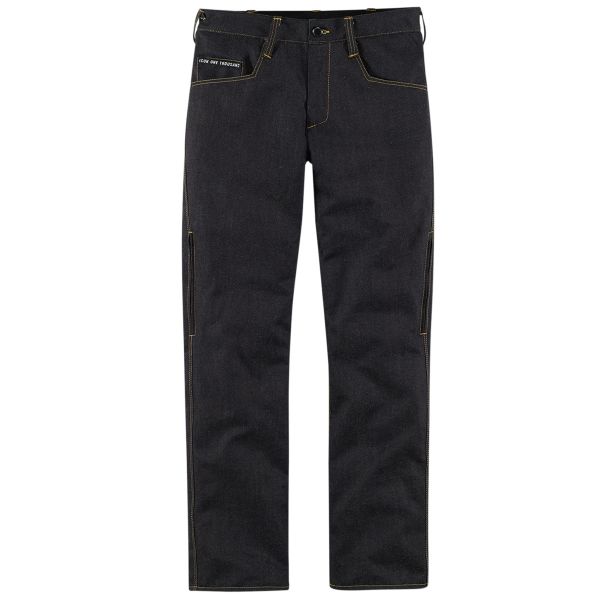 Pantalones moto ICON 1000 Rouser Denim Dark Indigo