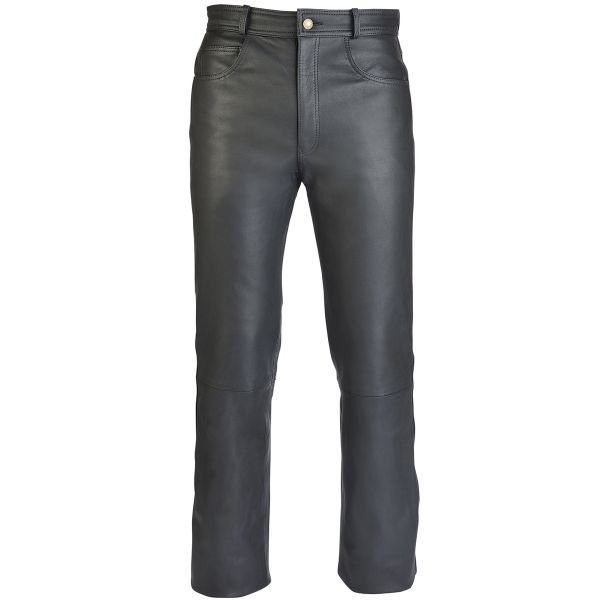 Pantalones moto Soubirac Jean Cuero Sympatex Negro