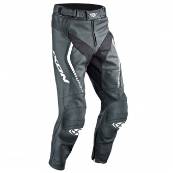 Pantalones moto Ixon Fighter Pant Black White