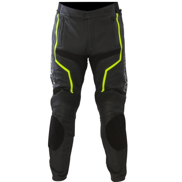 Pantalones moto Bering Flash Pant Negro Amarillo Fluo