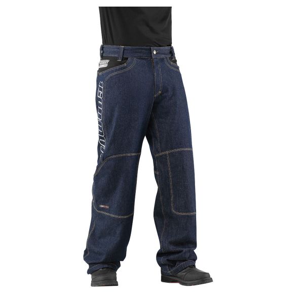 Pantalones moto ICON Insulated Denim Blue