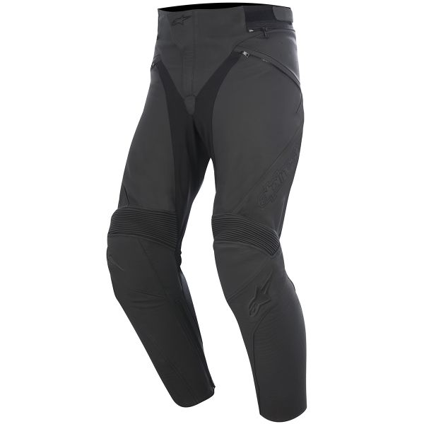 Pantalones moto Alpinestars Jagg Leather Black Black