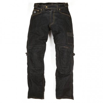 Pantalones moto Helstons Pick Up Kevlar Waterproof Negro