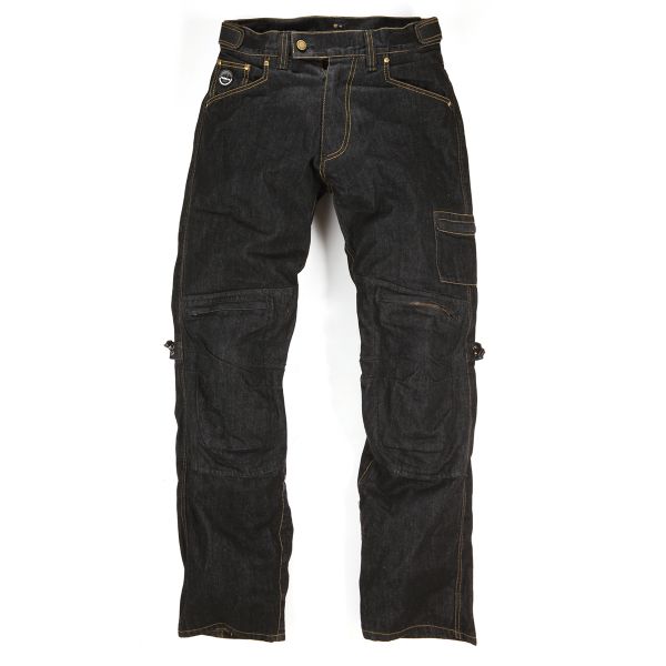 Pantalones moto Helstons Pick Up Kevlar Waterproof Negro