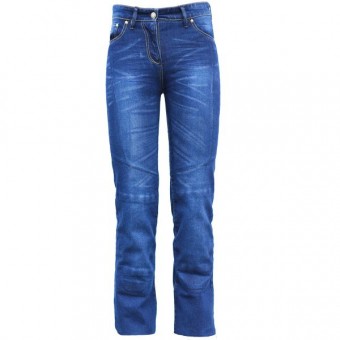 Pantalones moto Helstons Rosa Azul