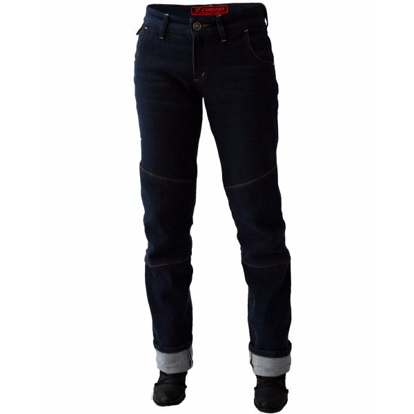 Pantalones moto Esquad Telma Raw Blue