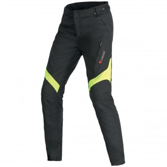 Pantalones moto Dainese Tempest Lady D-Dry Black Yellow Fluo Pant