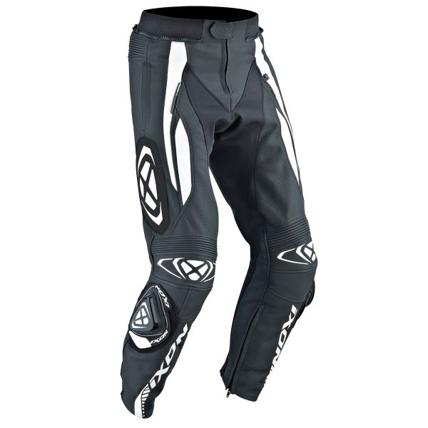 Pantalones moto Ixon Vortex Pant Black White