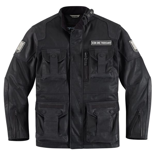 Chaquetas moto ICON Beltway Resin Black