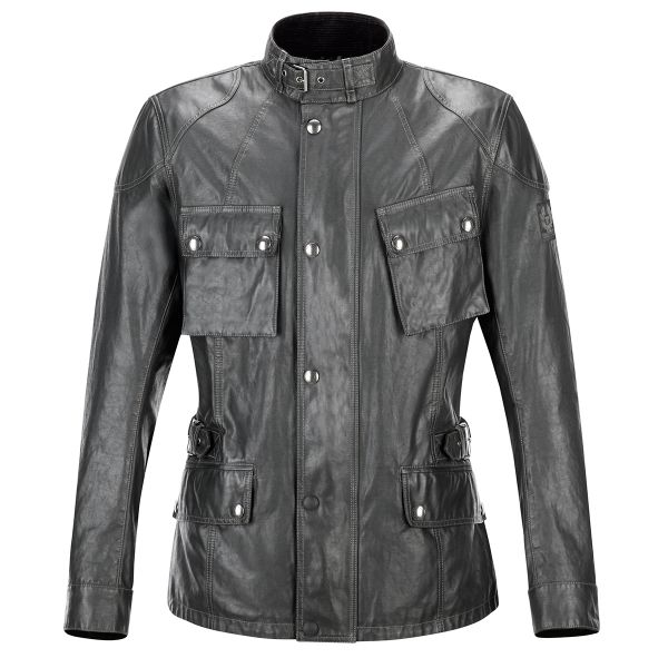 Chaquetas moto Belstaff Crosby Resin Green