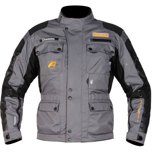 Chaquetas moto Akito Desert Antracita