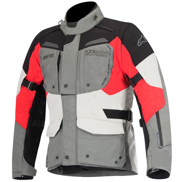 Cazadora moto Alpinestars Durban Gore-Tex Gray Red