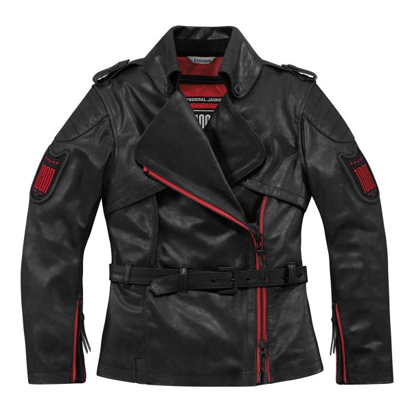 Chaquetas moto ICON Federal Black